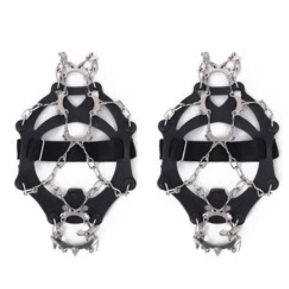 Outdoor Stainless Steel 13-Tooth Ice Cleats for Hiking