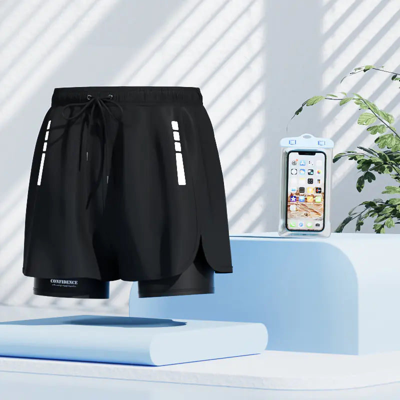 Men's Swim Trunks Quick-Dry Shorts for Spa Use