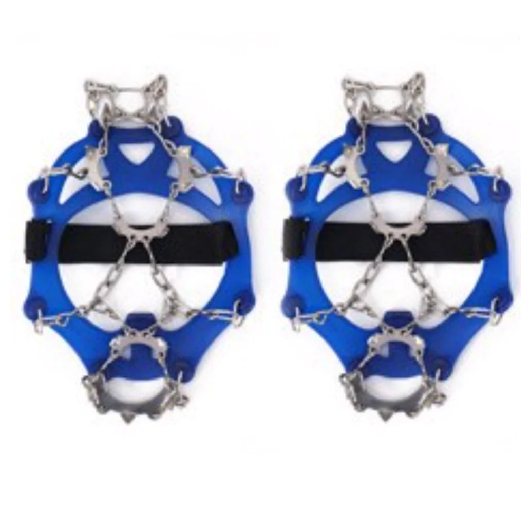 Outdoor Stainless Steel 13-Tooth Ice Cleats for Hiking