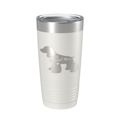 Cocker Spaniel Mom Tumbler Dog Travel Mug Gift Insulated Laser Engraved Coffee Cup 20 oz-7