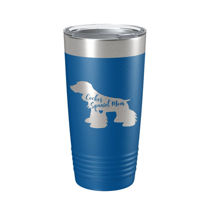 Cocker Spaniel Mom Tumbler Dog Travel Mug Gift Insulated Laser Engraved Coffee Cup 20 oz-6