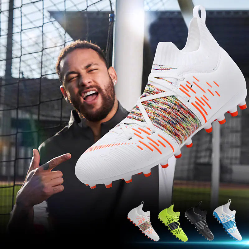 Adult Nylon Outdoor Sports Soccer Shoes for Grass