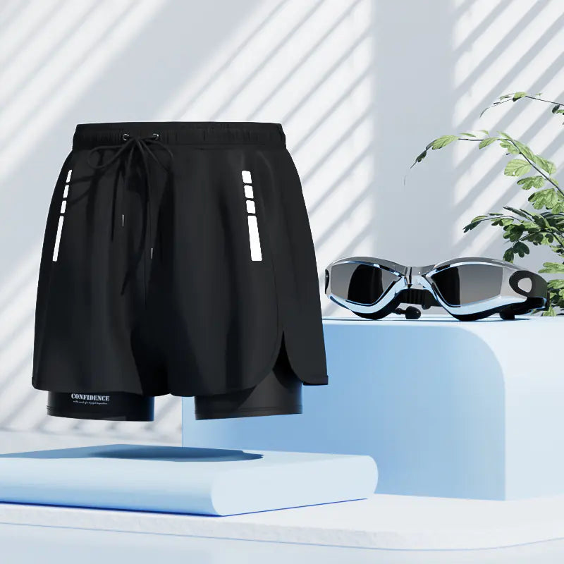 Men's Swim Trunks Quick-Dry Shorts for Spa Use