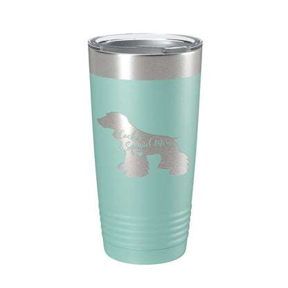 Cocker Spaniel Mom Tumbler Dog Travel Mug Gift Insulated Laser Engraved Coffee Cup 20 oz-12