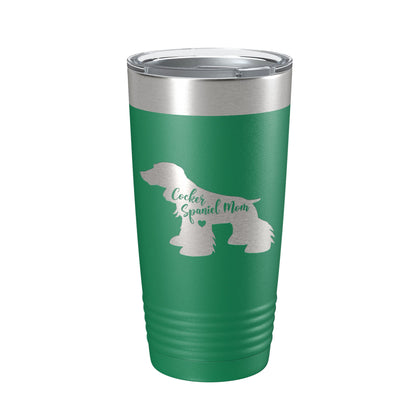 Cocker Spaniel Mom Tumbler Dog Travel Mug Gift Insulated Laser Engraved Coffee Cup 20 oz-9