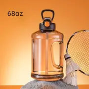 2000ml Heavy Duty Sports Water Bottle with Straw