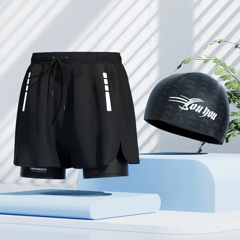 Men's Swim Trunks Quick-Dry Shorts for Spa Use