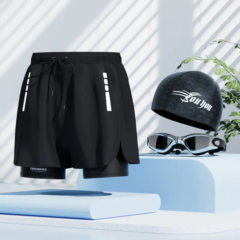 Men's Swim Trunks Quick-Dry Shorts for Spa Use